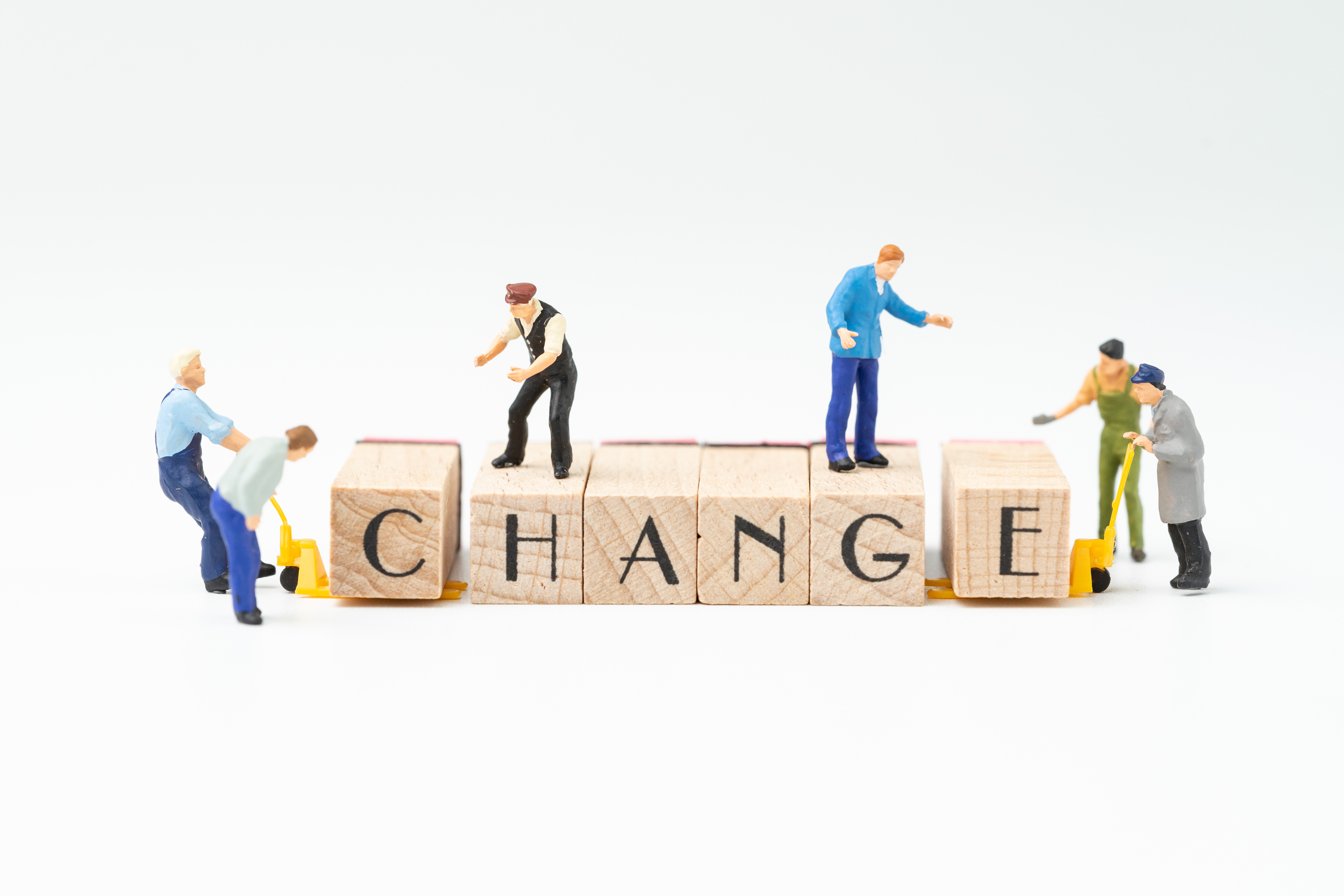 Image of word change